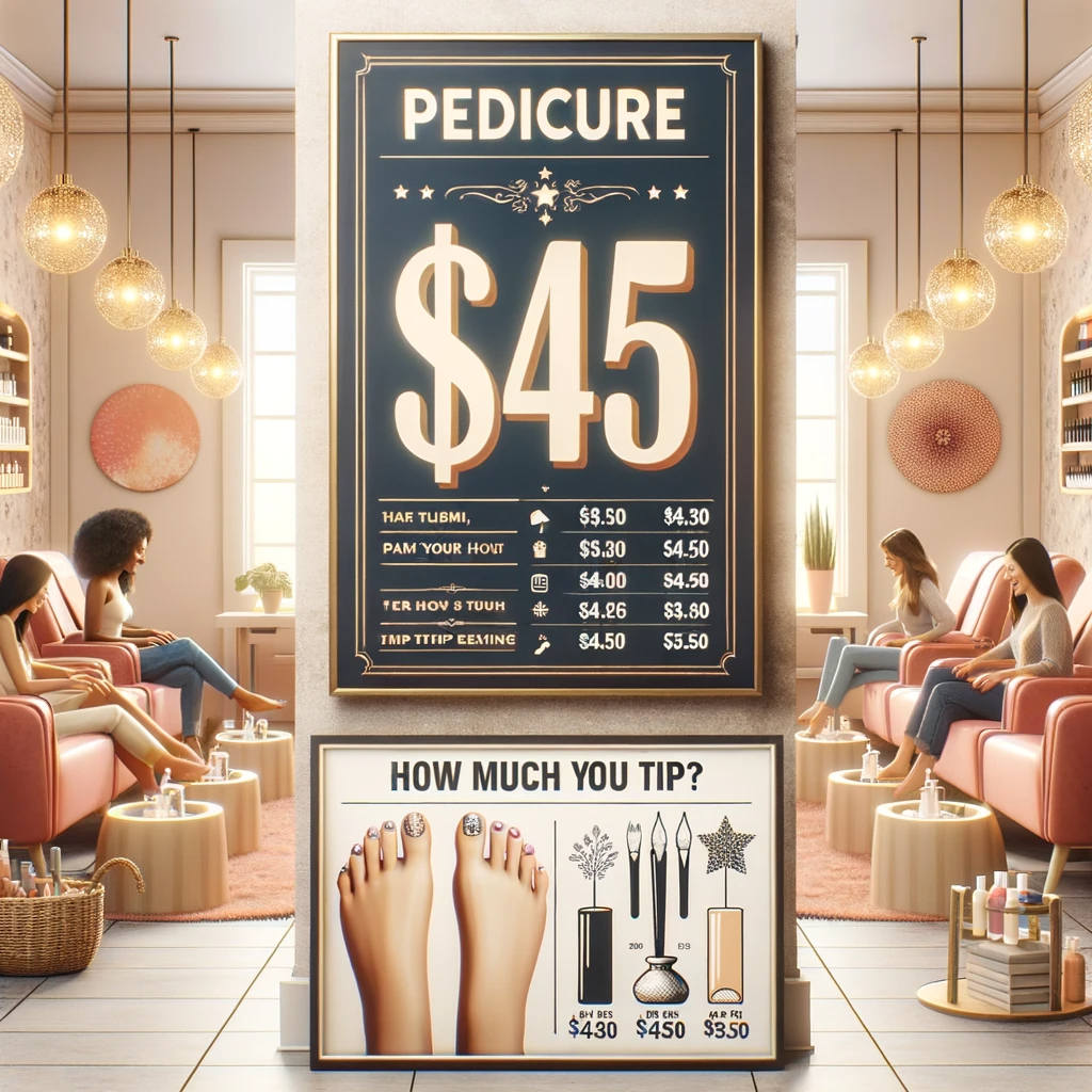 How Much Should You Tip for a $45 Pedicure