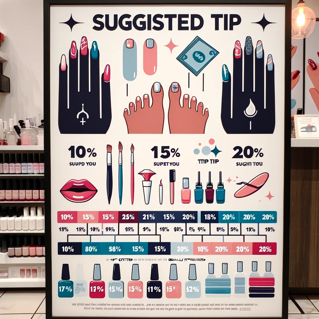 Types of Nail Nail Salon Tip Chart